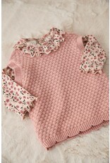 Feetje Romper rib AOP - Woodland Bloom Offwhite