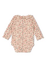 Feetje Romper rib AOP - Woodland Bloom Offwhite