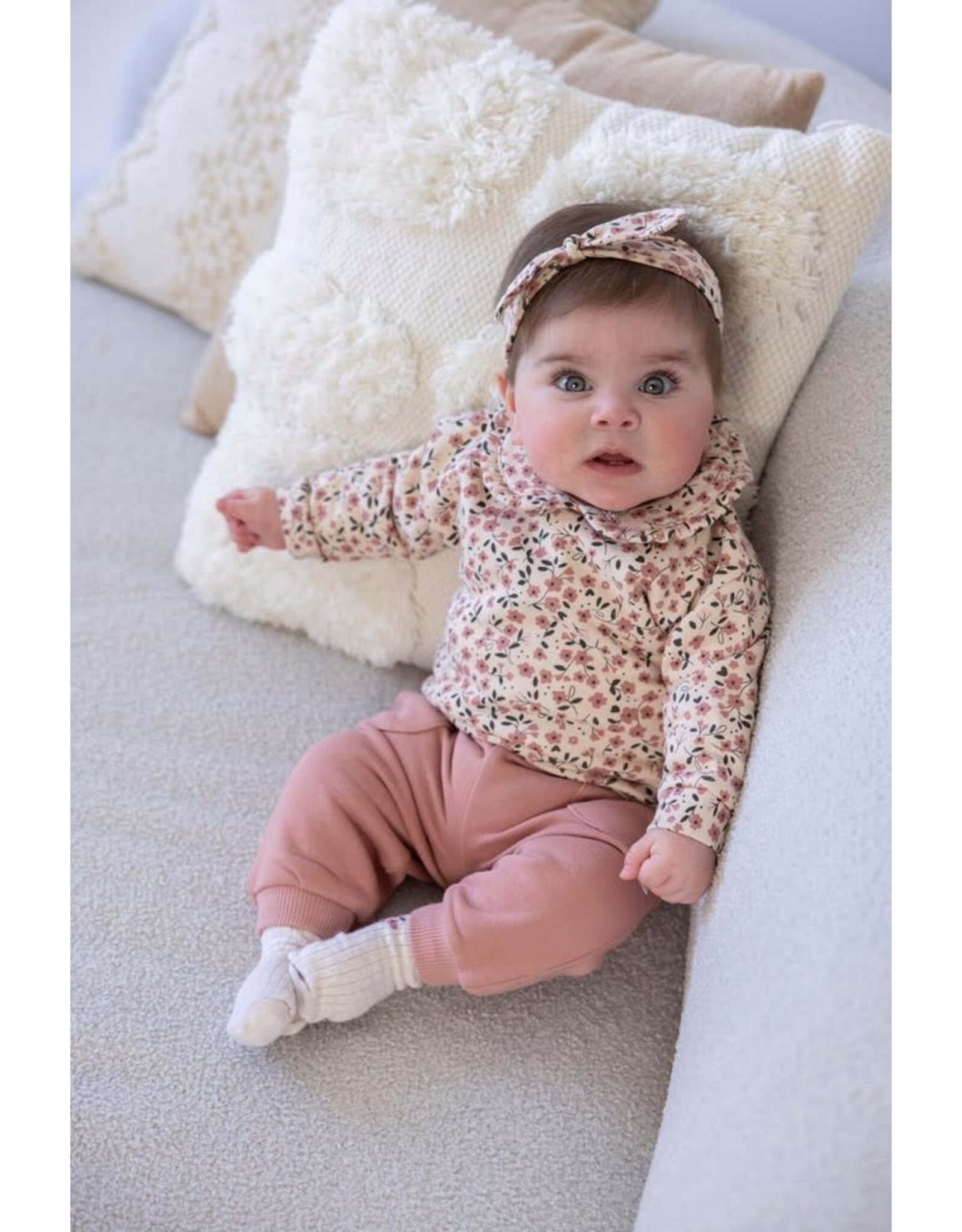 Feetje Sweater AOP - Woodland Bloom Offwhite