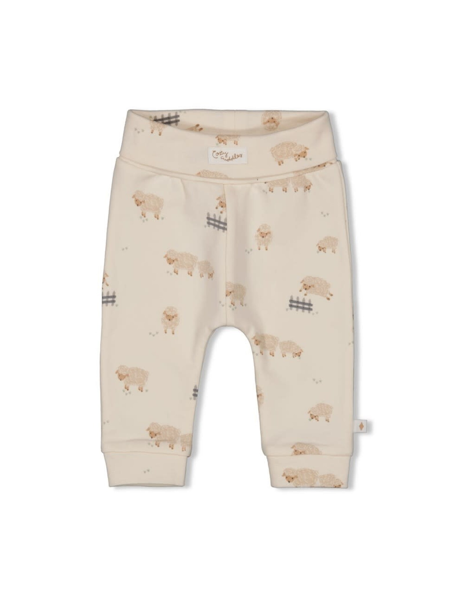 Feetje Broek AOP - Sleepy Sheepy Creme