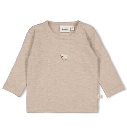 Feetje Longsleeve - Sleepy Sheepy Taupe melange