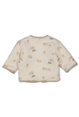Feetje Omkeerbaar jasje - Sleepy Sheepy Taupe melange