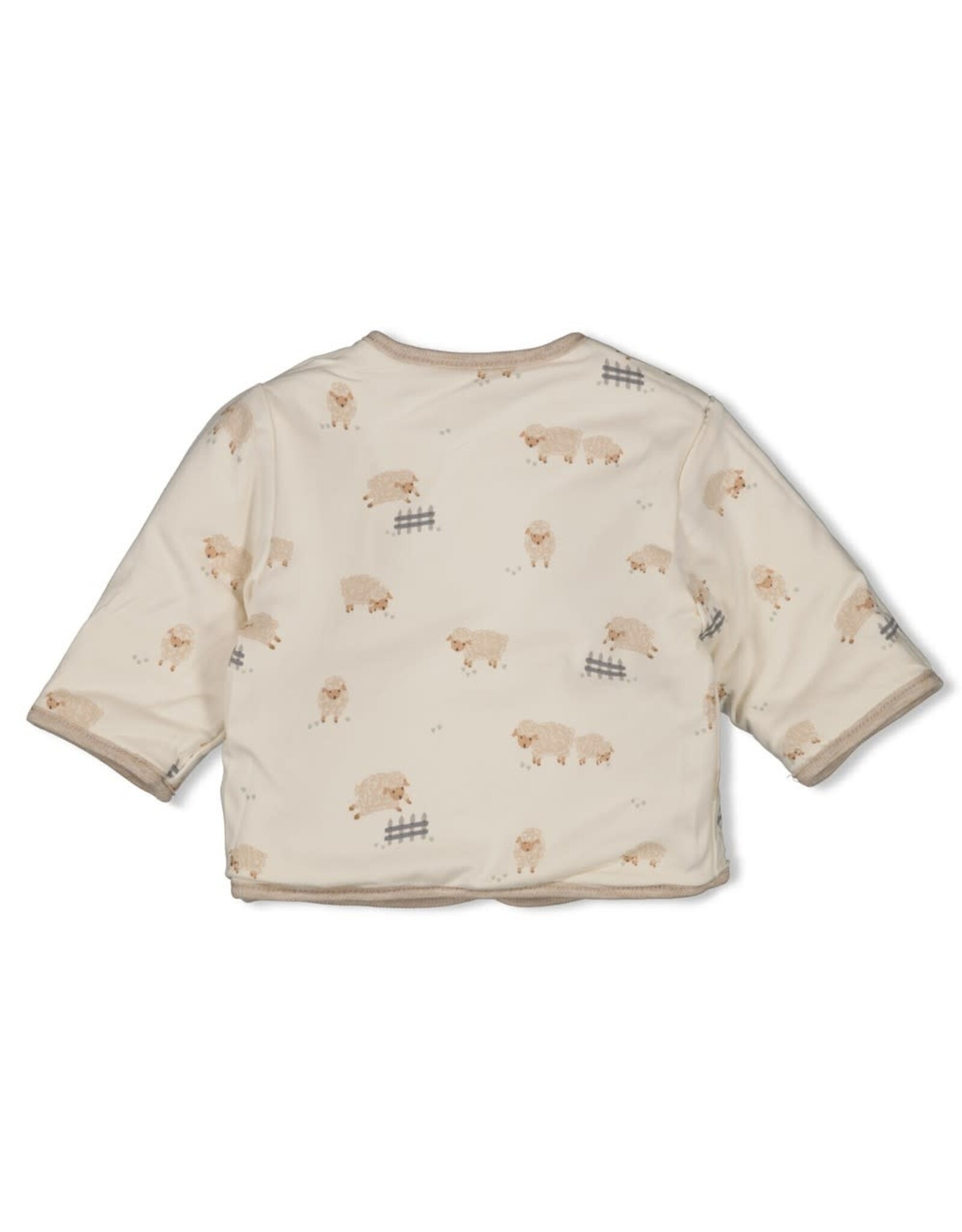 Feetje Omkeerbaar jasje - Sleepy Sheepy Taupe melange