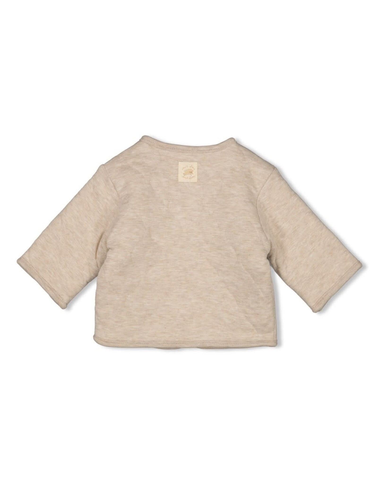 Feetje Omkeerbaar jasje - Sleepy Sheepy Taupe melange