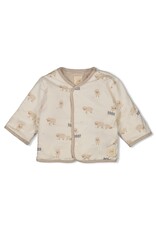 Feetje Omkeerbaar jasje - Sleepy Sheepy Taupe melange