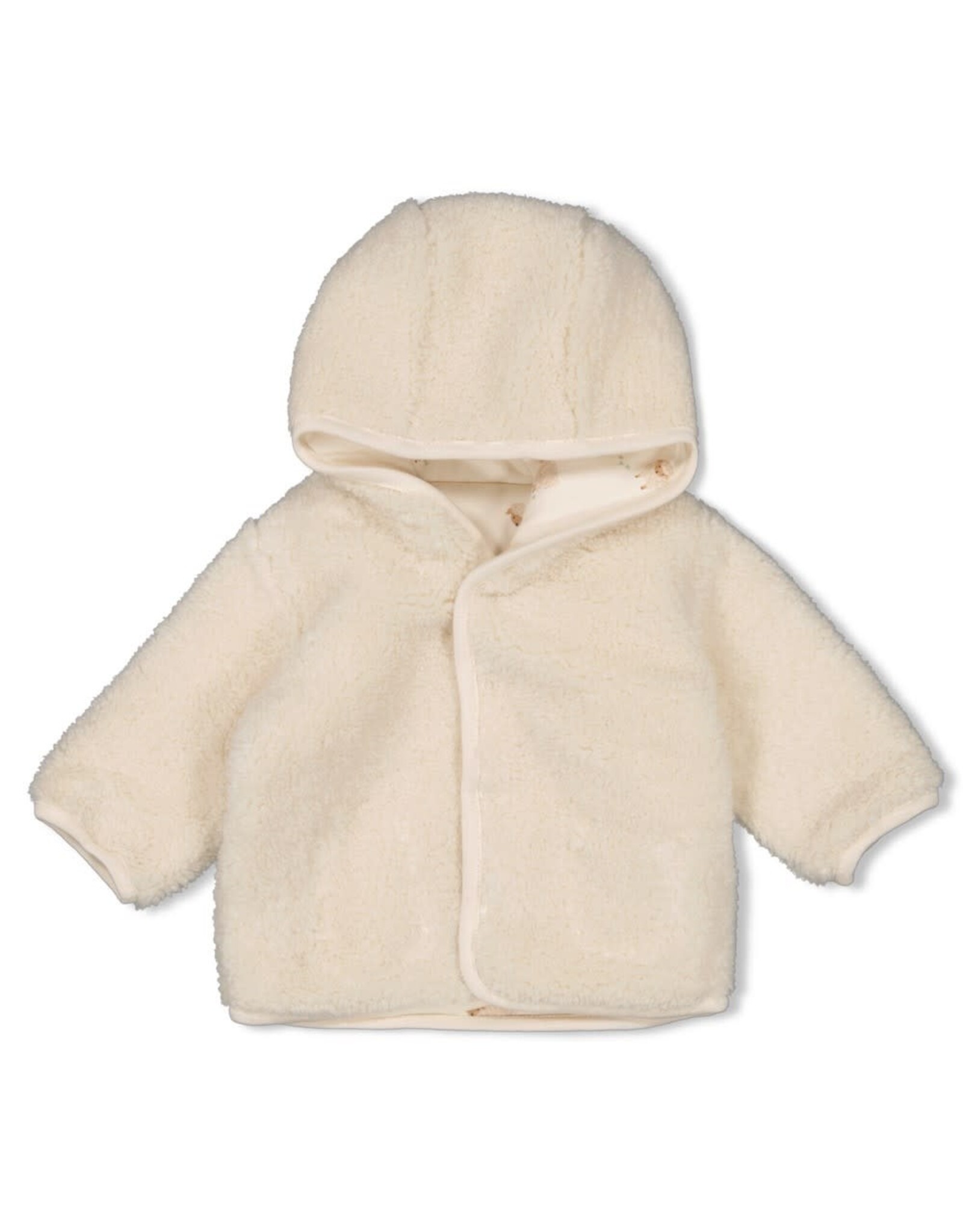 Feetje Omkeerbaar teddy jasje met capuchon - Sleepy Sheepy Creme
