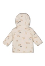 Feetje Omkeerbaar teddy jasje met capuchon - Sleepy Sheepy Creme