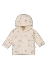 Feetje Omkeerbaar teddy jasje met capuchon - Sleepy Sheepy Creme