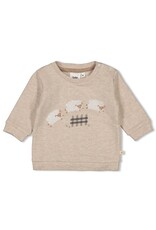 Feetje Sweater - Sleepy Sheepy Taupe melange