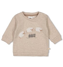 Feetje Sweater - Sleepy Sheepy Taupe melange