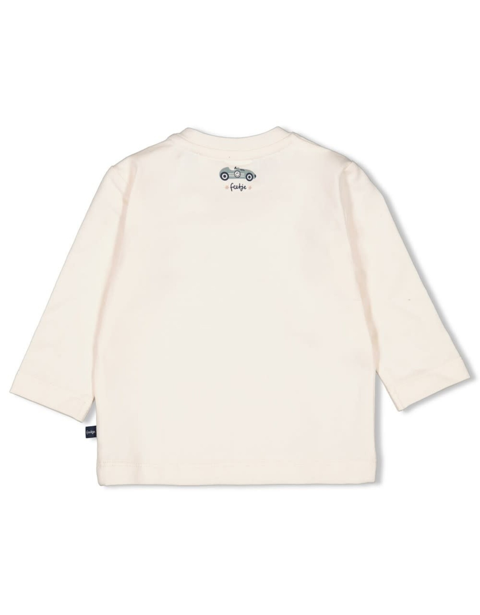Feetje Longsleeve - Let's Go! Offwhite