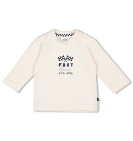 Feetje Longsleeve - Let's Go! Offwhite