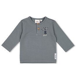 Feetje Longsleeve - Let's Go! Petrol