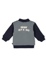 Feetje Omkeerbaar vestje - Let's Go! Petrol