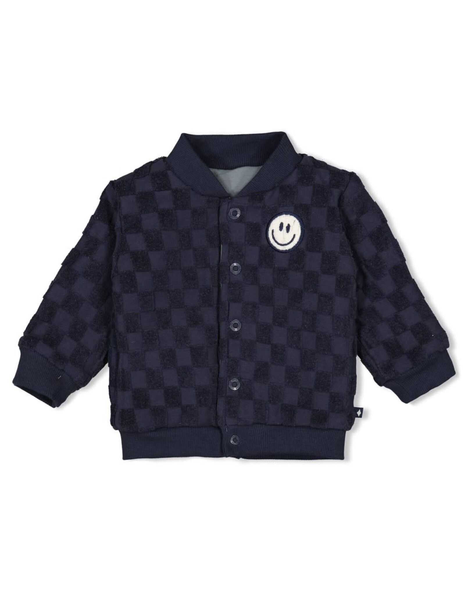 Feetje Omkeerbaar vestje - Let's Go! Petrol