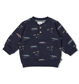 Feetje Sweater AOP - Let's Go! Marine