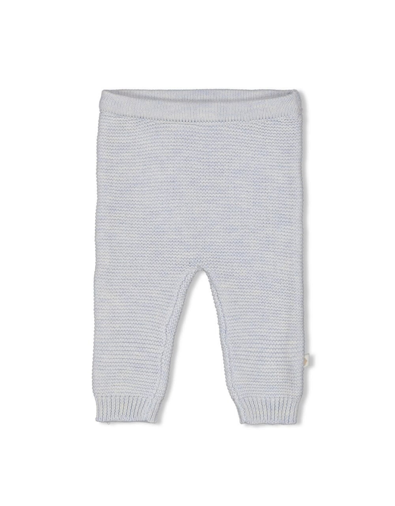 Feetje Broek gebreid - The Knits Blauw melange