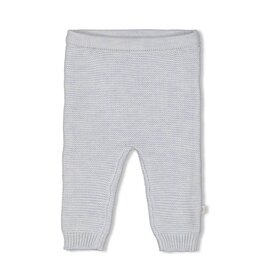 Feetje Broek gebreid - The Knits Blauw melange