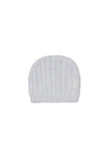 Feetje Mutsje gebreid - The Knits Blauw melange