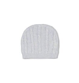Feetje Mutsje gebreid - The Knits Blauw melange
