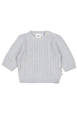 Feetje Sweater gebreid - The Knits Blauw melange