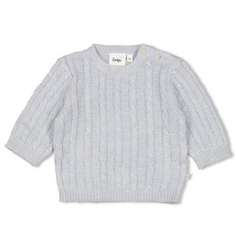Feetje Sweater gebreid - The Knits Blauw melange
