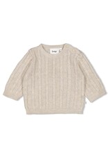 Feetje Sweater gebreid - The Knits Taupe melange