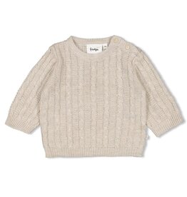 Feetje Sweater gebreid - The Knits Taupe melange