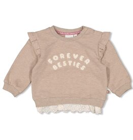Feetje Sweater - Better Together Taupe melange