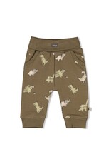 Feetje Broek AOP - Rawrsome Olijf
