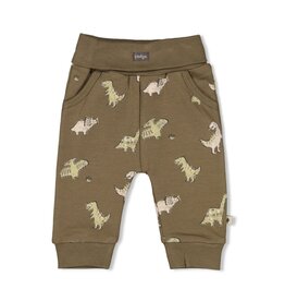 Feetje Broek AOP - Rawrsome Olijf