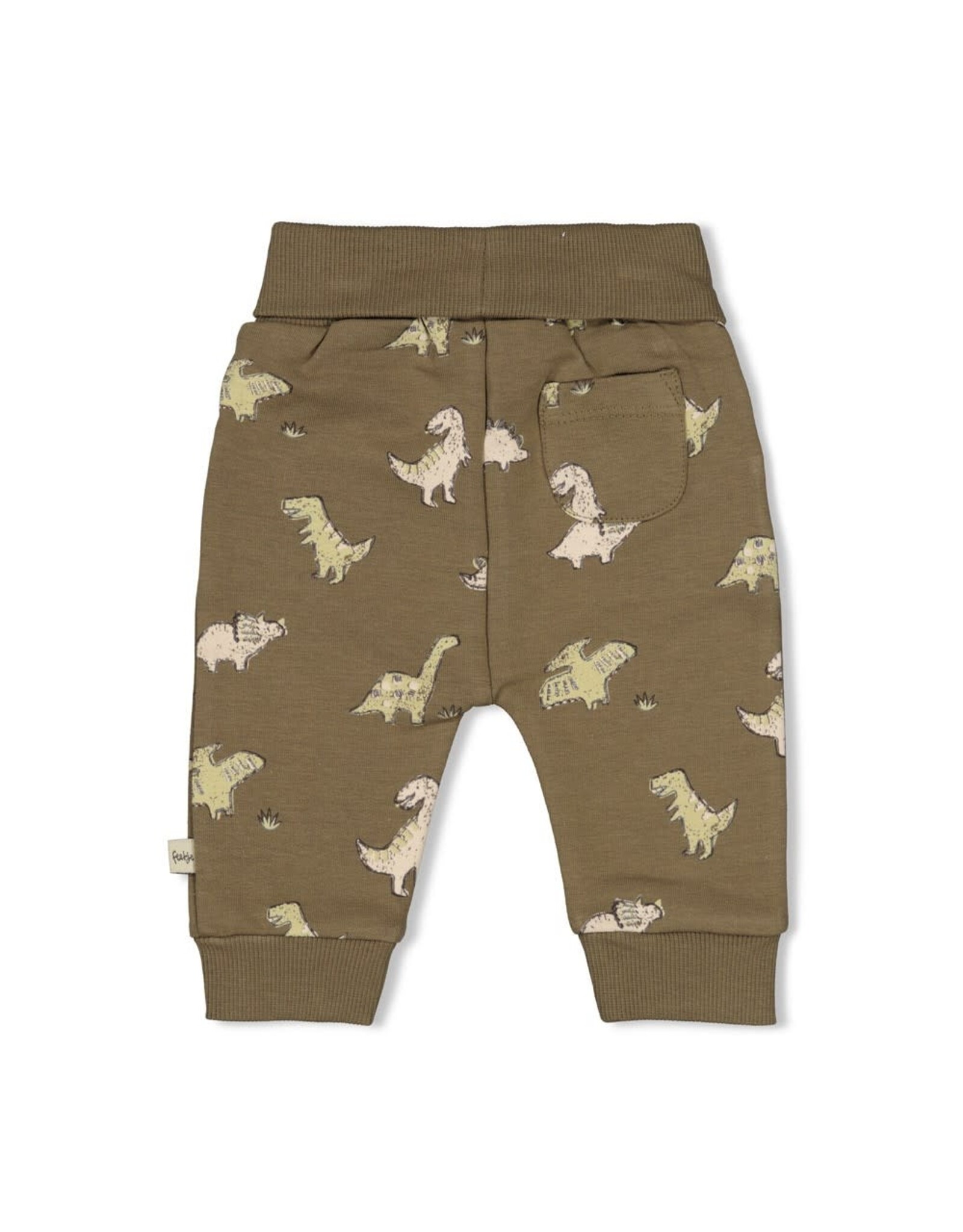 Feetje Broek AOP - Rawrsome Olijf