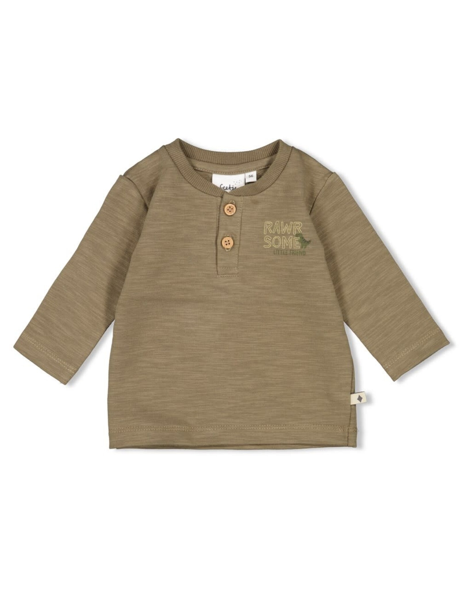 Feetje Longsleeve - Rawrsome Olijf