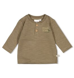 Feetje Longsleeve - Rawrsome Olijf