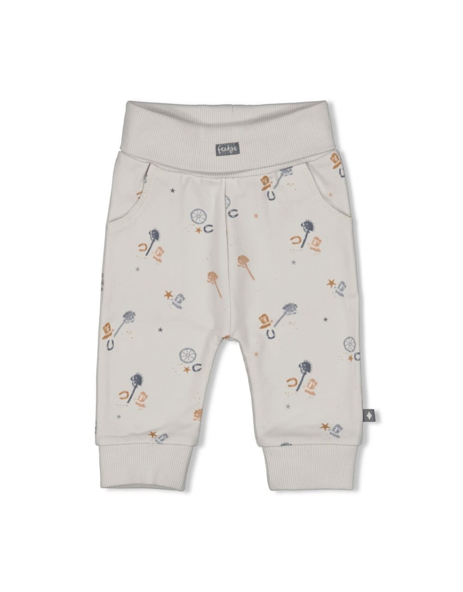 Feetje Broek AOP - Howdy l.Blauw
