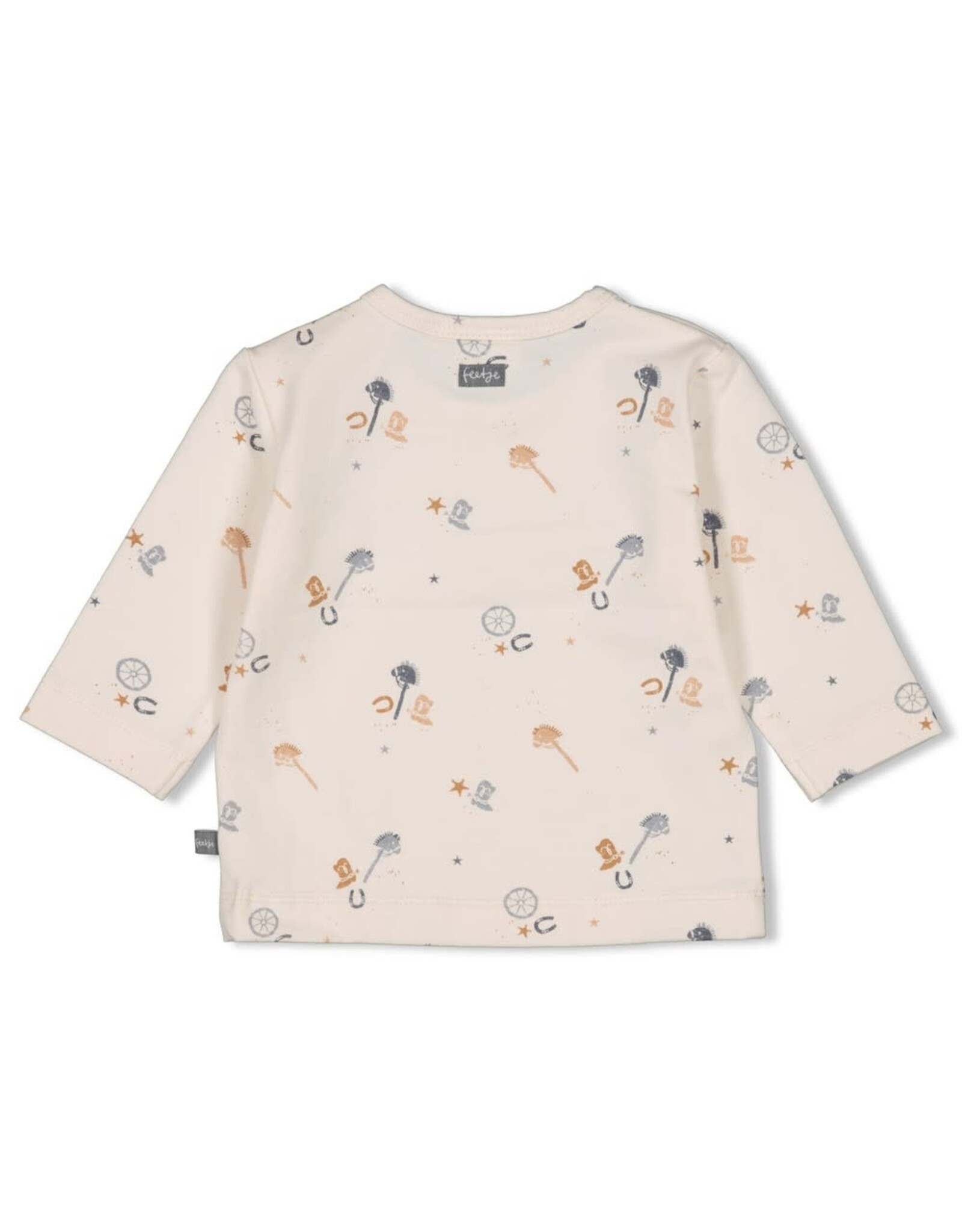 Feetje Longsleeve AOP - Howdy Offwhite