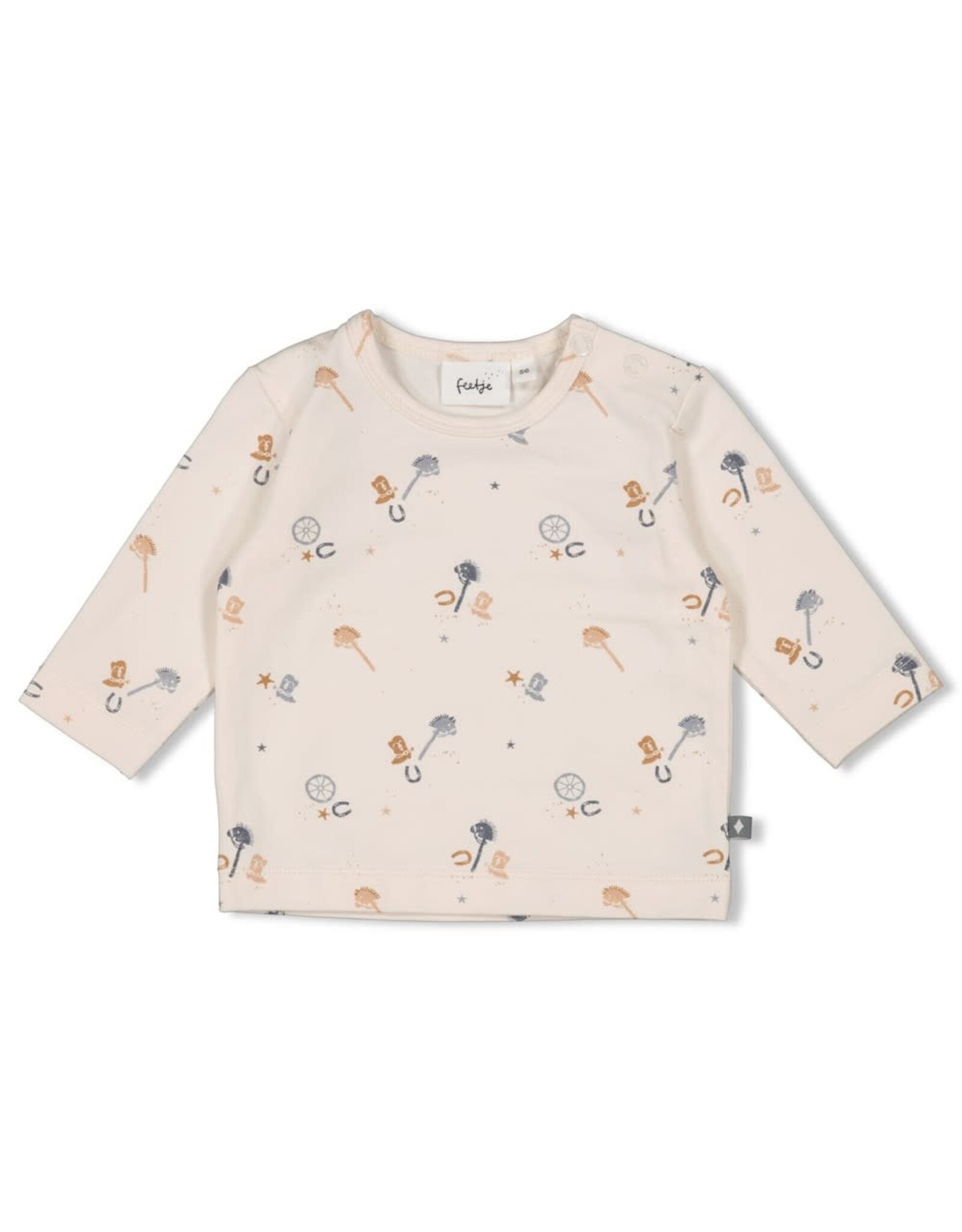 Feetje Longsleeve AOP - Howdy Offwhite