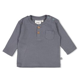 Feetje Longsleeve rib - Howdy Blauw