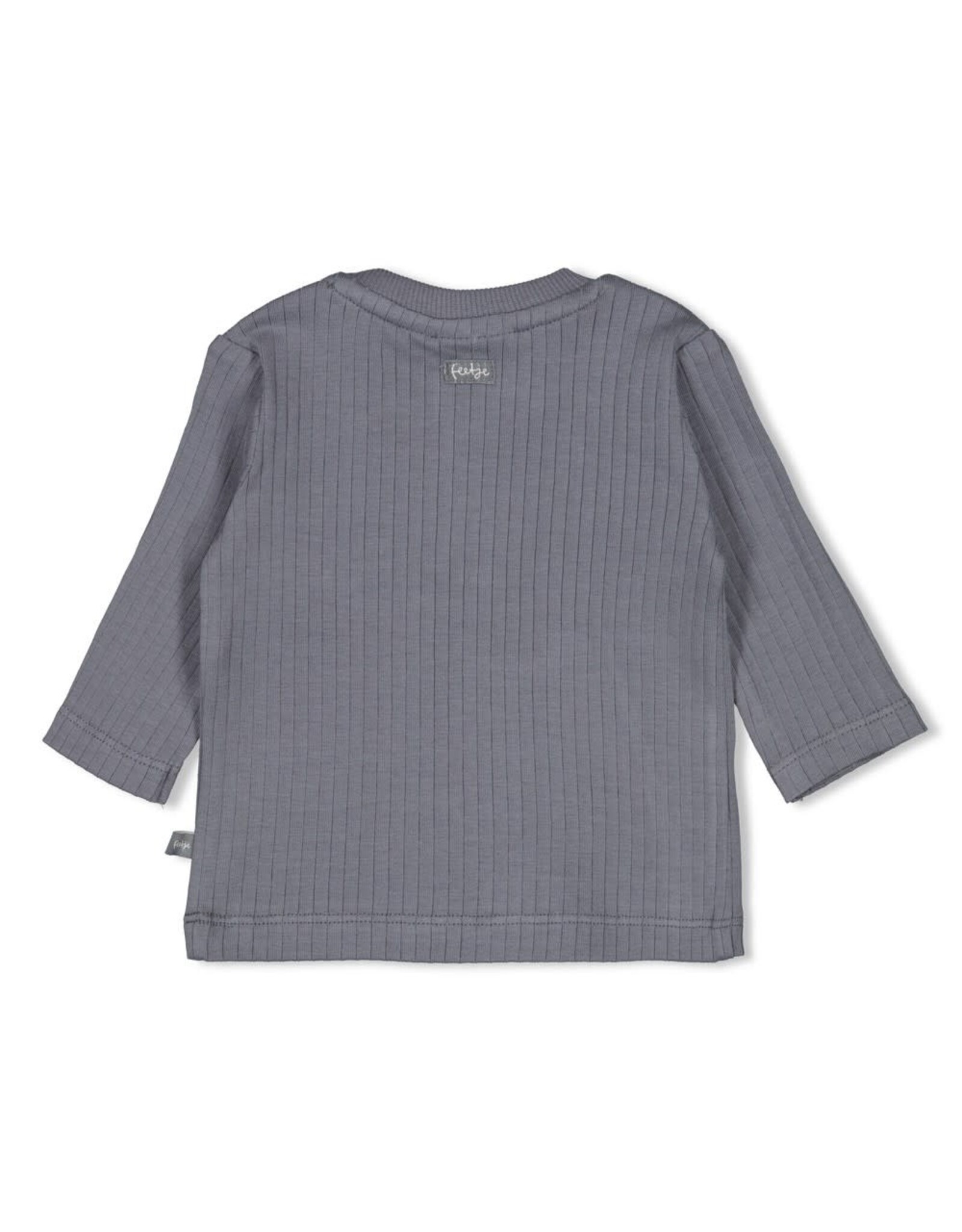 Feetje Longsleeve rib - Howdy Blauw