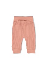 Feetje Broek ajour rib - Morning Sun Roze