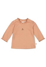 Feetje Longsleeve - Dancing In The Moonlight Terra Pink