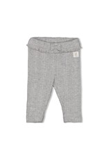 Feetje Legging ajour rib - Fields of Green Grijs melange