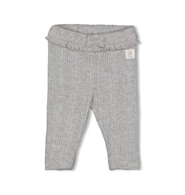 Feetje Legging ajour rib - Fields of Green Grijs melange