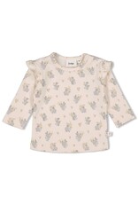 Feetje Longsleeve AOP - Fields of Green Offwhite