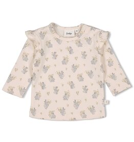 Feetje Longsleeve AOP - Fields of Green Offwhite