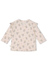 Feetje Longsleeve AOP - Fields of Green Offwhite