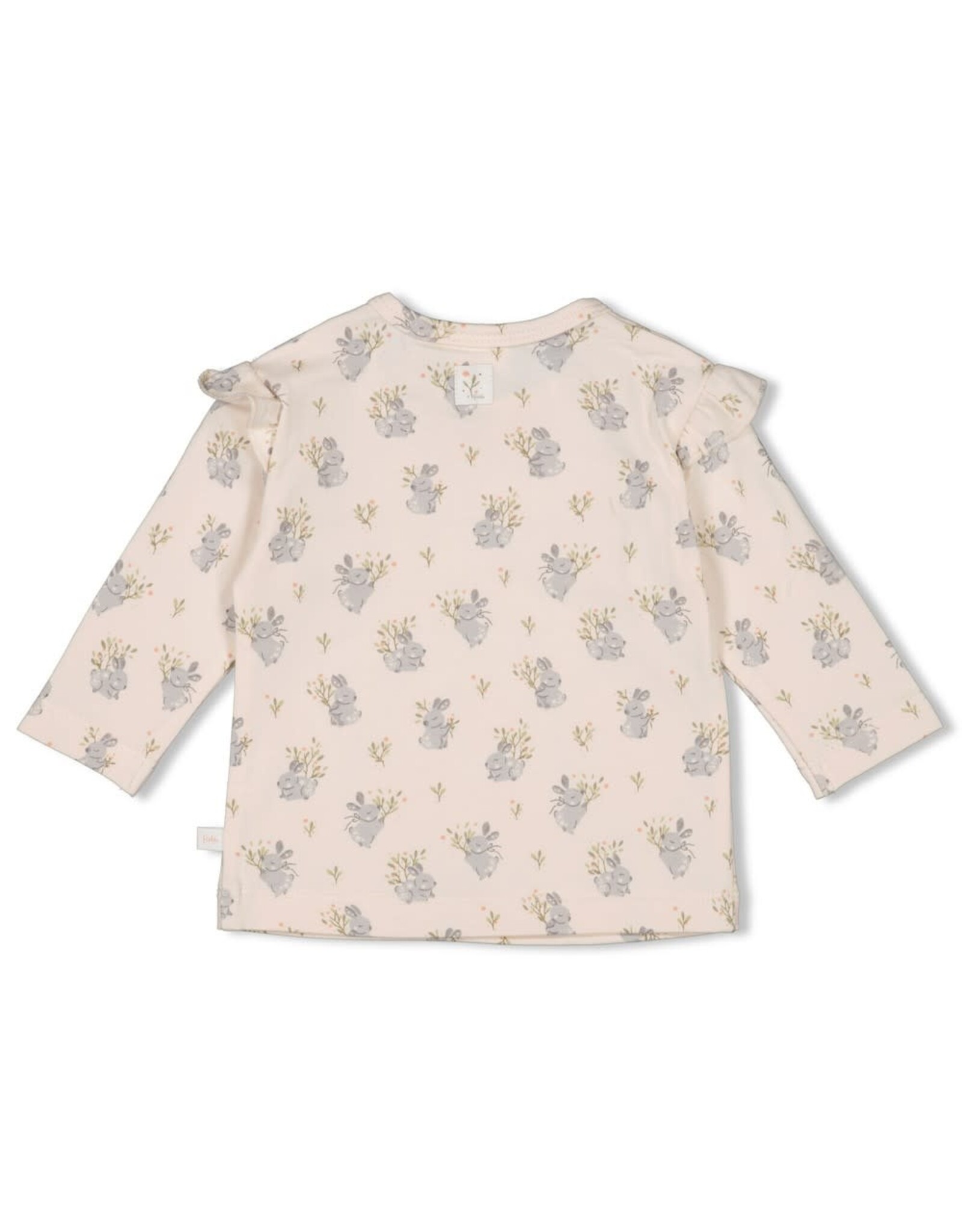 Feetje Longsleeve AOP - Fields of Green Offwhite