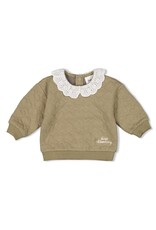 Feetje Sweater - Fields of Green Groen
