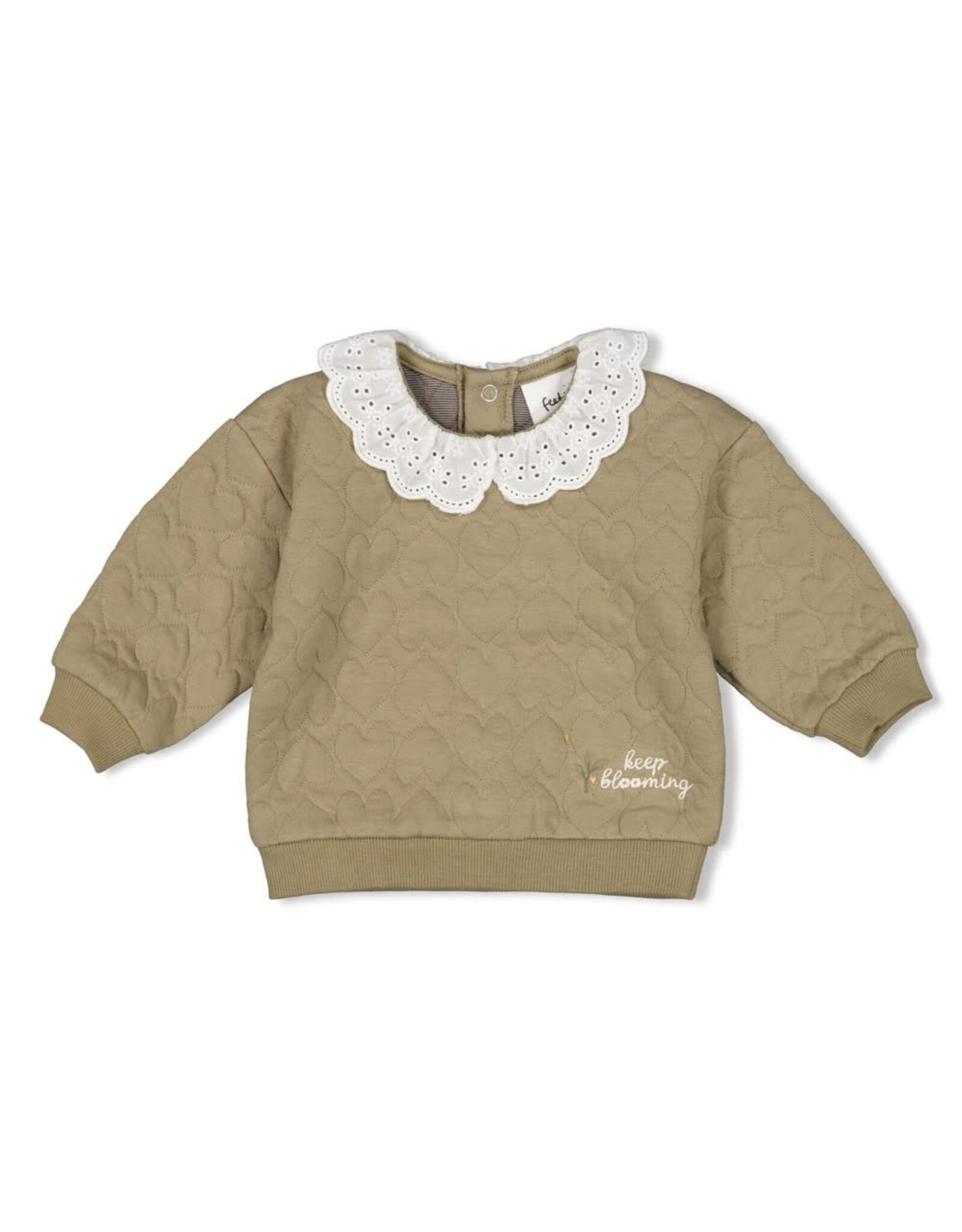 Feetje Sweater - Fields of Green Groen