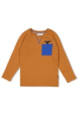 Sturdy Longsleeve - Waves and Whales Hazelnoot